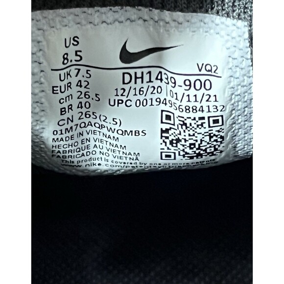 Nike Court Legacy Sz. 8.5 Men's Slip-On Shoes Gray Tie Dye Print Logo - Picture 9 of 9